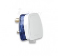 Lisha Super 16A 3 Pin Plug Top (Transparent Blue Base)